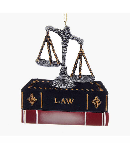 Scales of Justice Lawyer Ornament