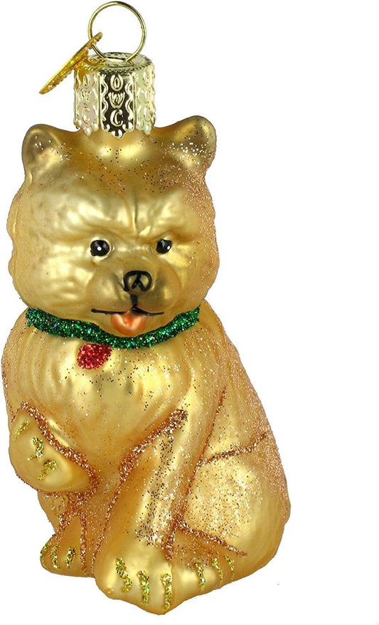 Cairn Terrier Glass Ornament