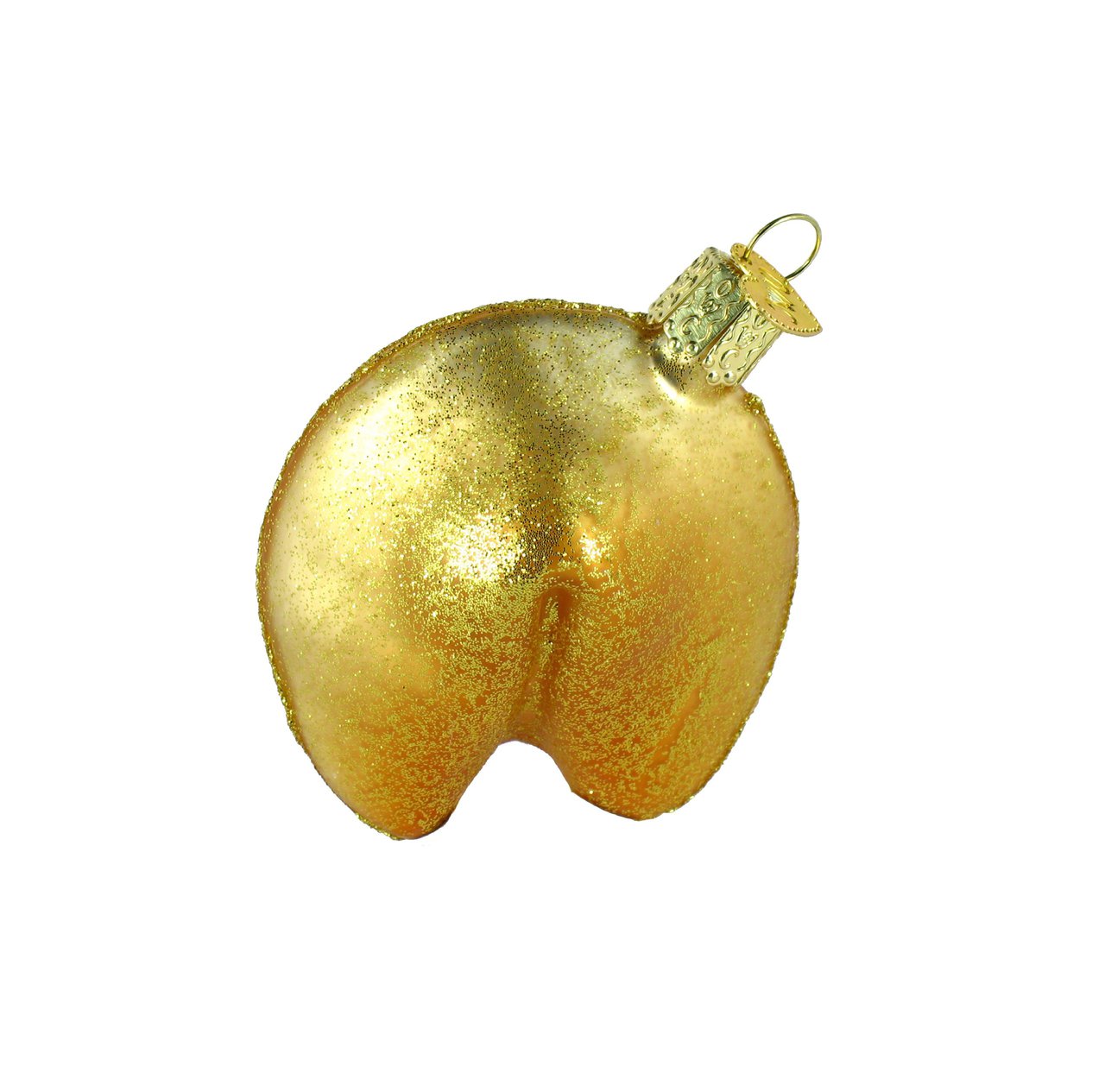 Fortune Cookie Glass Ornament