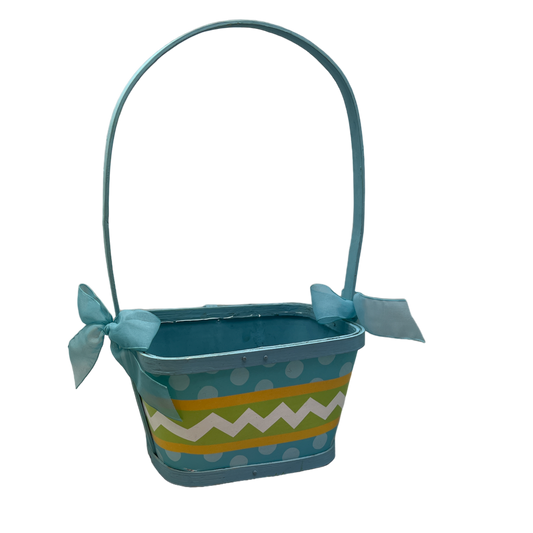 Basket Chevron/Dots Blue - Blue