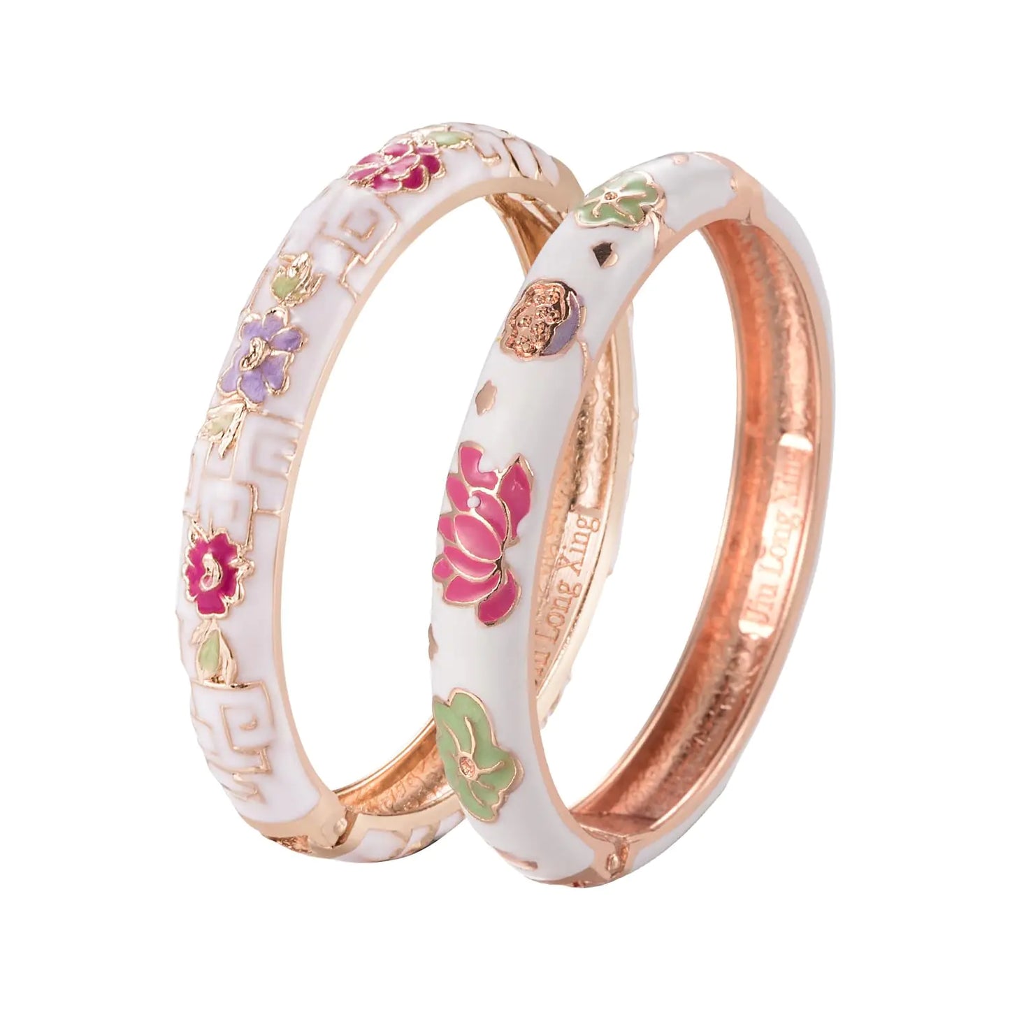 Cloisonne Gold Plated Cuff Bangle