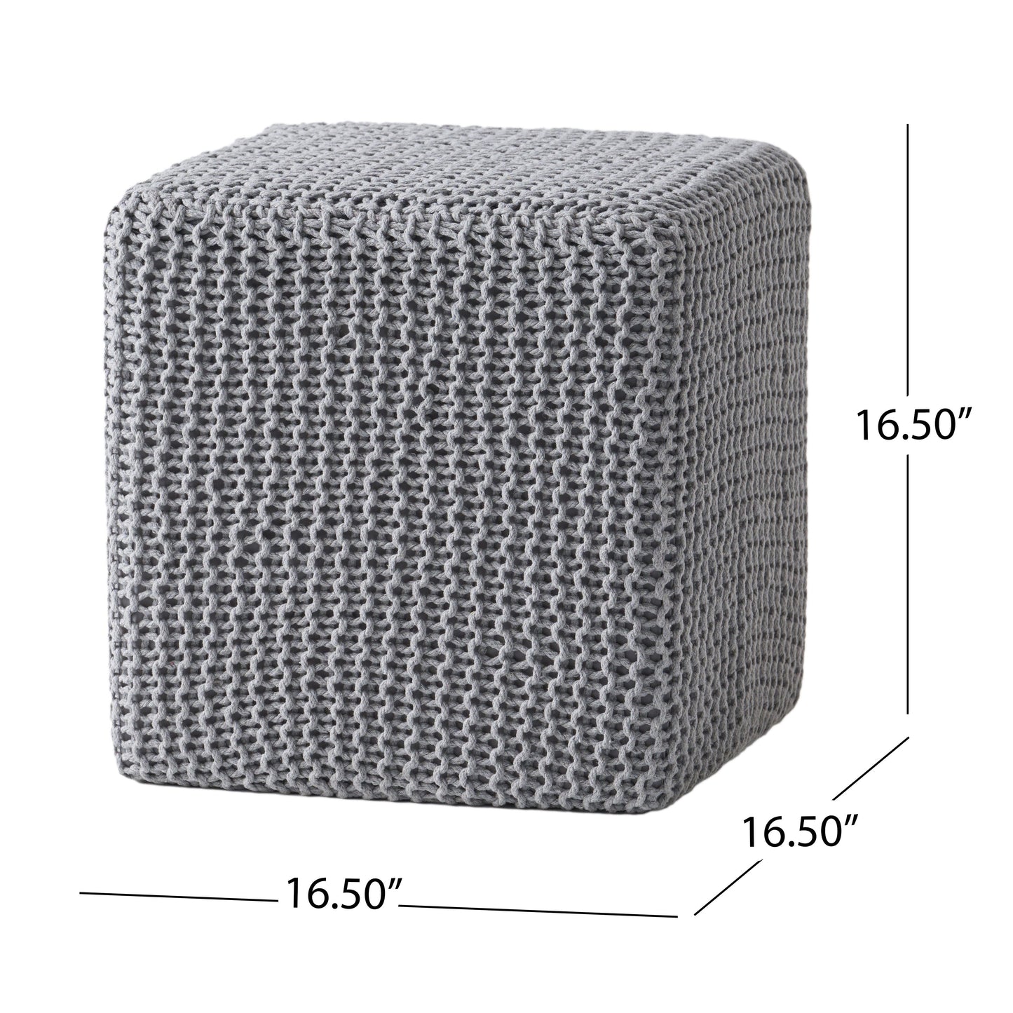 Knitted Foot Stool
