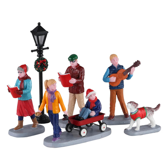 Merry Song Carolers - 6 Piece Set