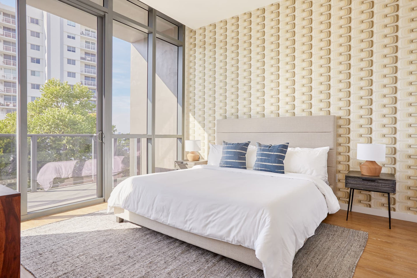 Tangiers Pillow Cover in Indigo, Peter Dunham Textiles