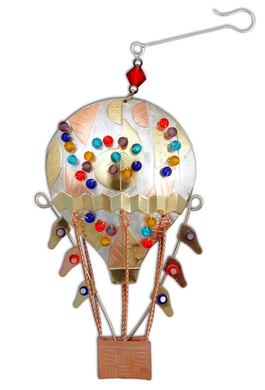 Hot Air Balloon - Metal Ornament