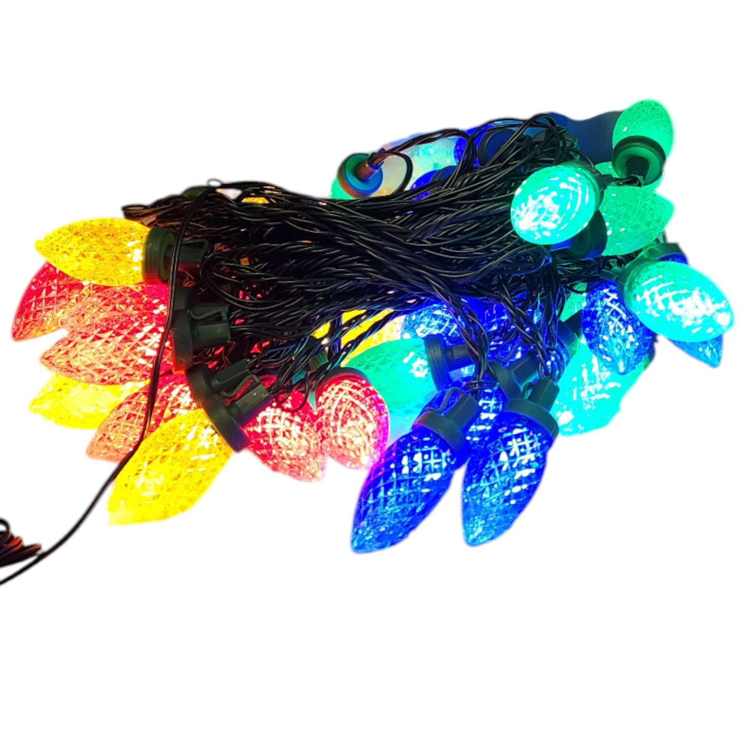 33 Foot LED C-9 Multifunction Light Set - Multicolor