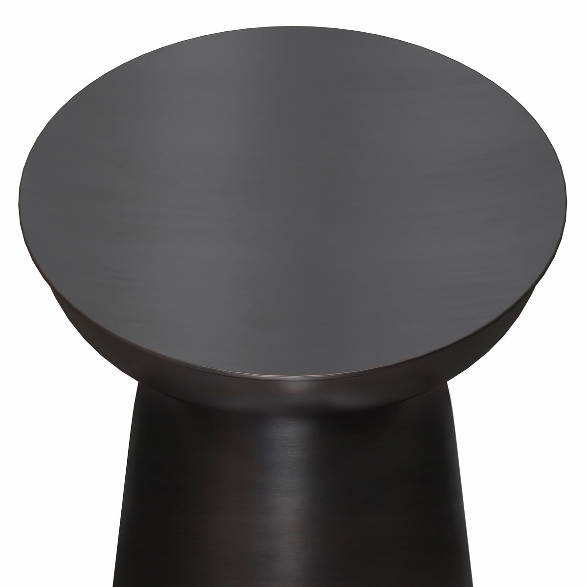 Toby 17 Inch Wide Modern Industrial Metal Accent Table