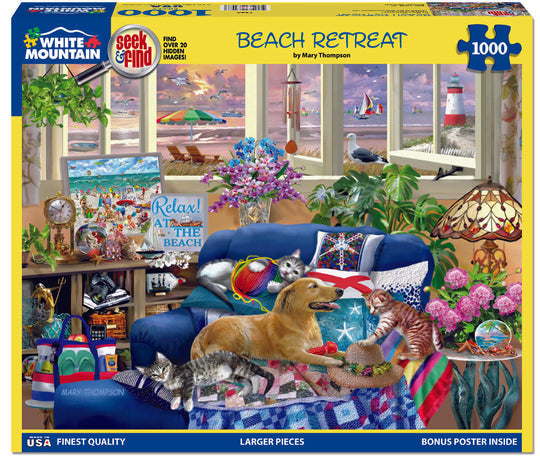 Beach Retreat - Seek And  Find - 1000 Piece