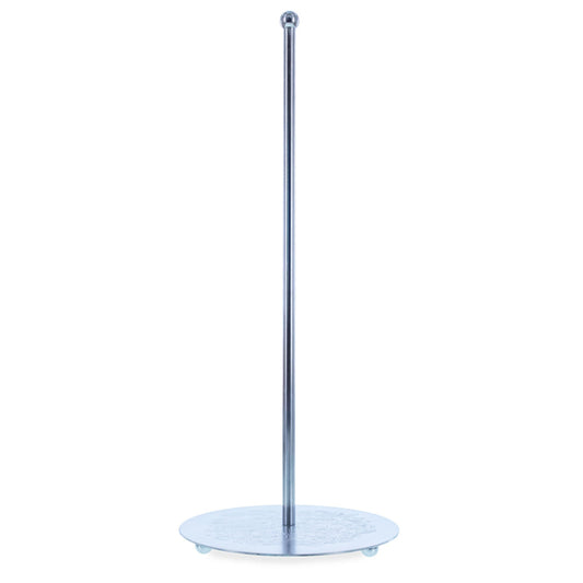 Ornate Silver Metal Rod Tree Topper Stand Display Stand 10 Inches (Taiwan)