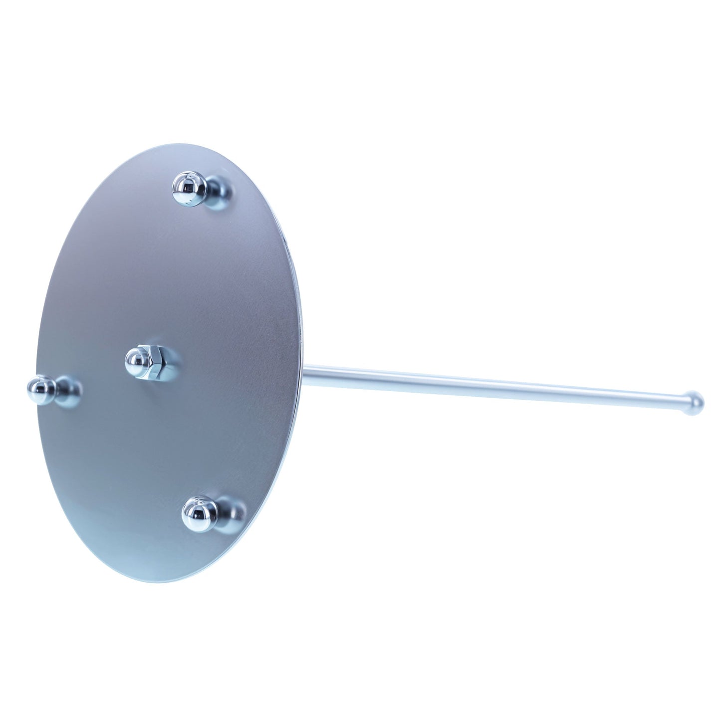 Ornate Silver Metal Rod Tree Topper Stand Display Stand 10 Inches (Taiwan)