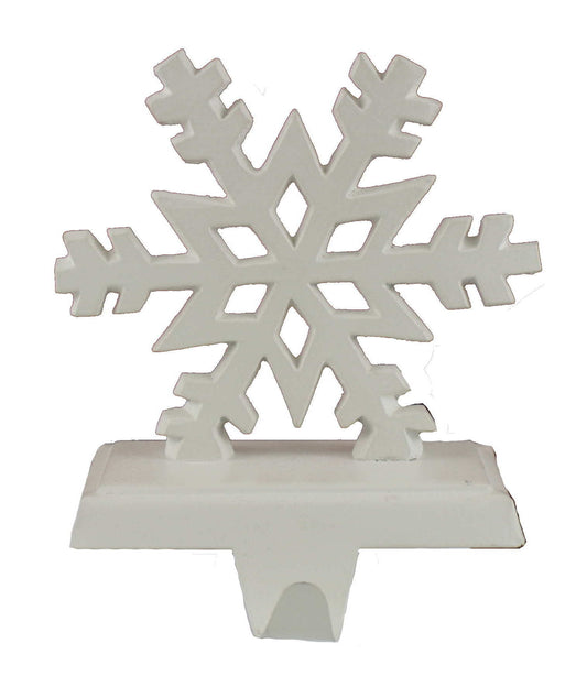White Snowflake Stocking Hanger