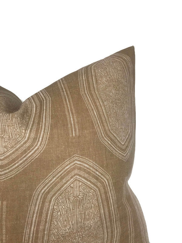 Kamba Pillow Cover in Sand, Susan Connor Textiles