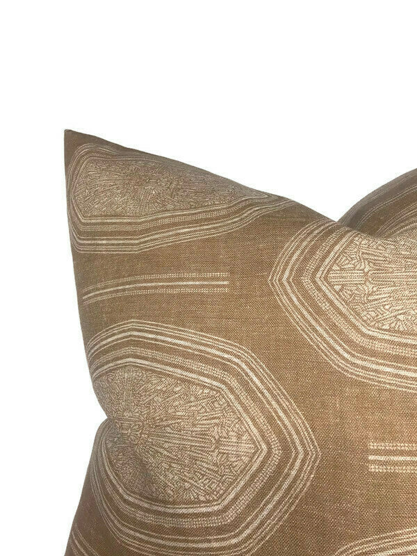 Kamba Pillow Cover in Sand, Susan Connor Textiles