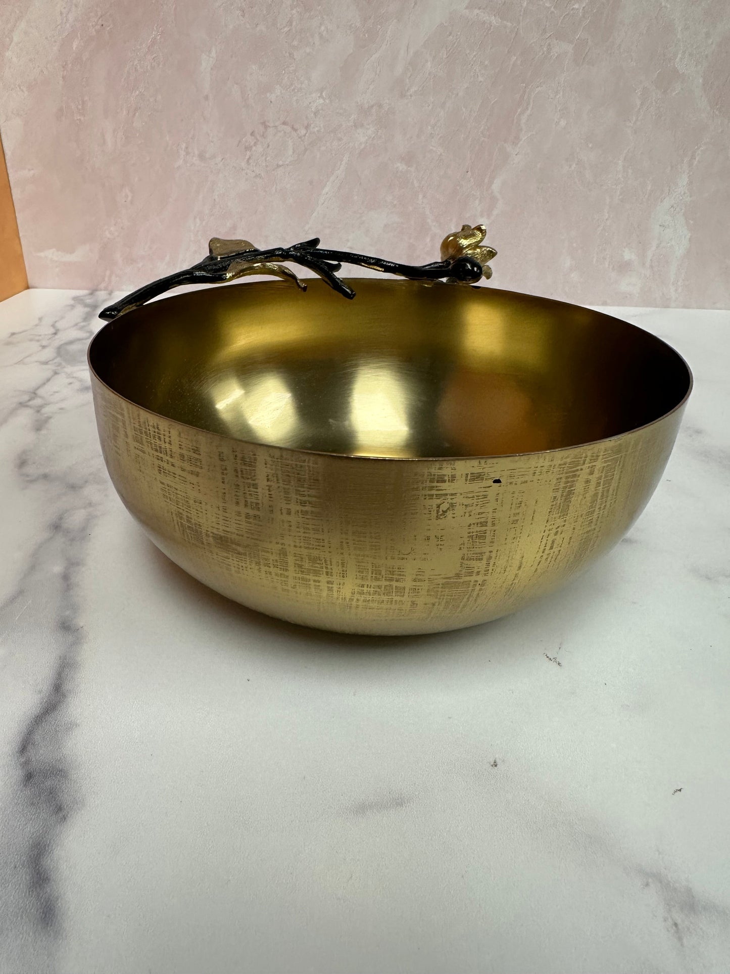 Gold Serving Bowls - Small & Large Stainless Steel Food Safe Set