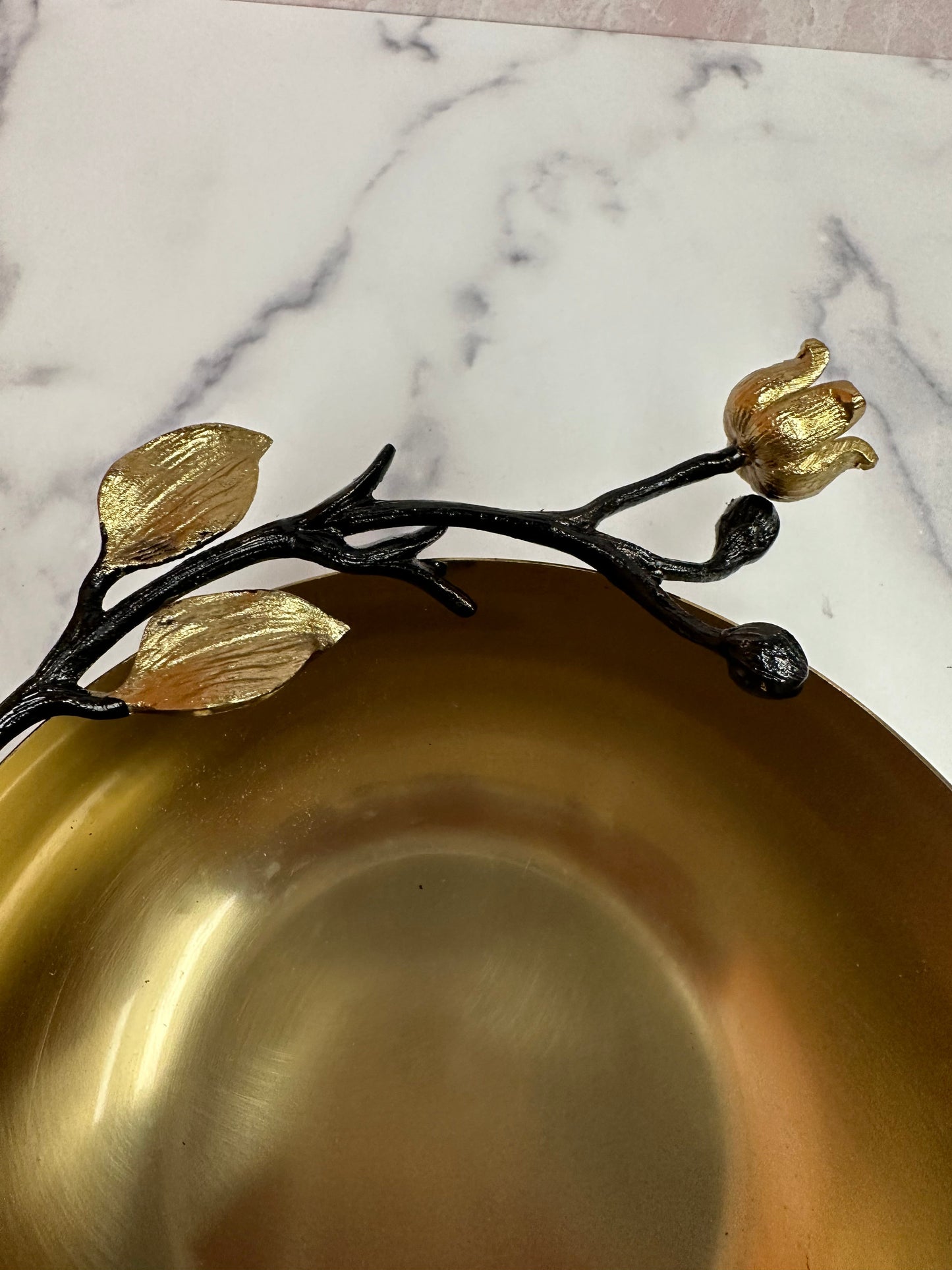 Gold Serving Bowls - Small & Large Stainless Steel Food Safe Set