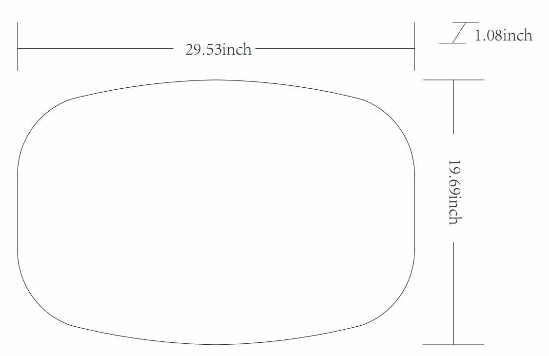 Kopparberg Metallic Silver Gold Frame Round Mirror