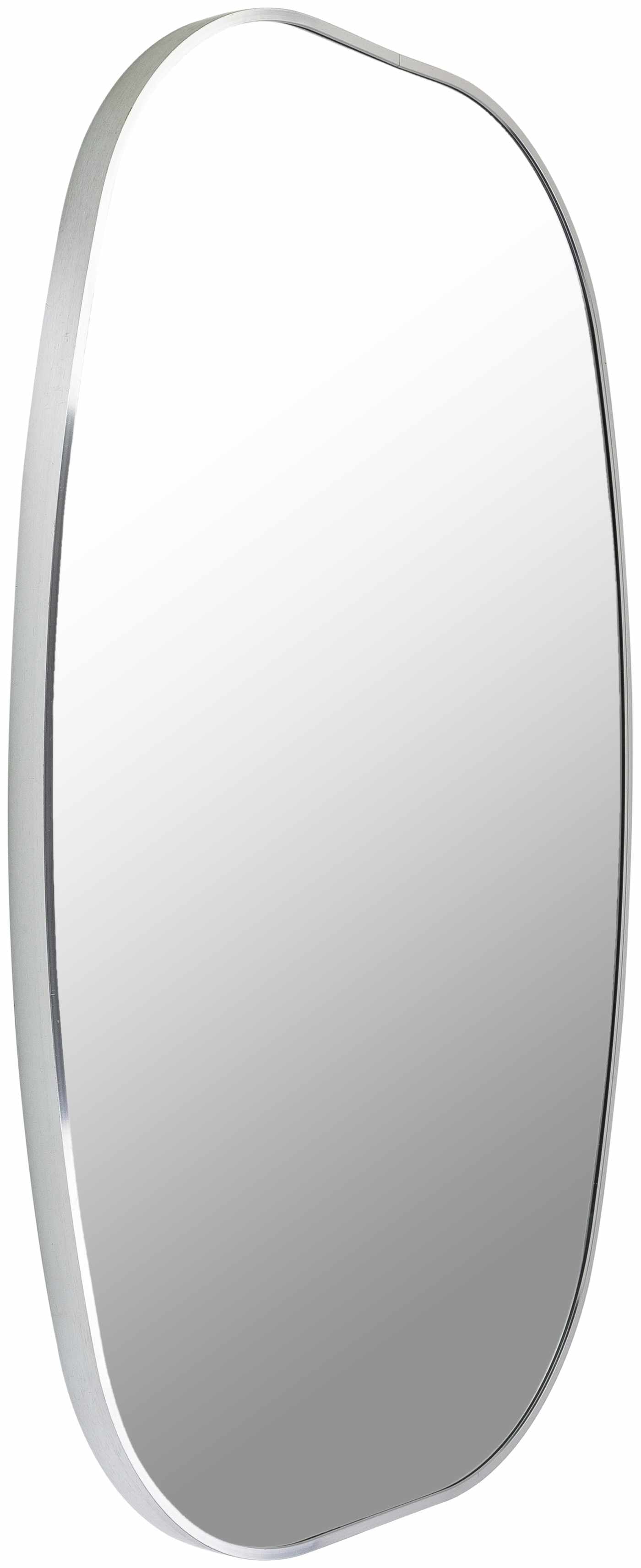 Kopparberg Metallic Silver Gold Frame Round Mirror