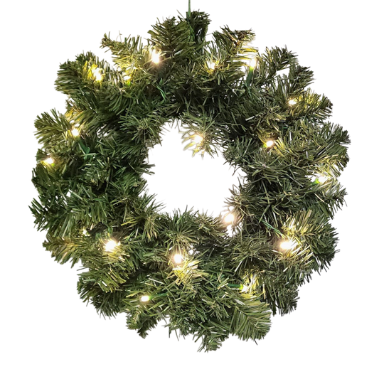 Imperial Wreath - 14 Inch - LED Lighted