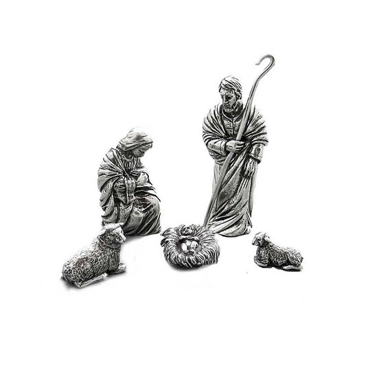 Holy Family Nativity Set By Danforth Pewter