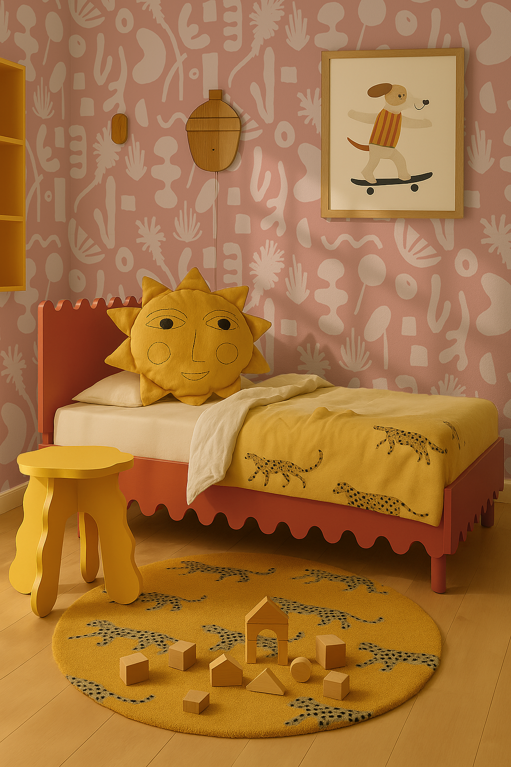 Pool Side Wallpaper, pink