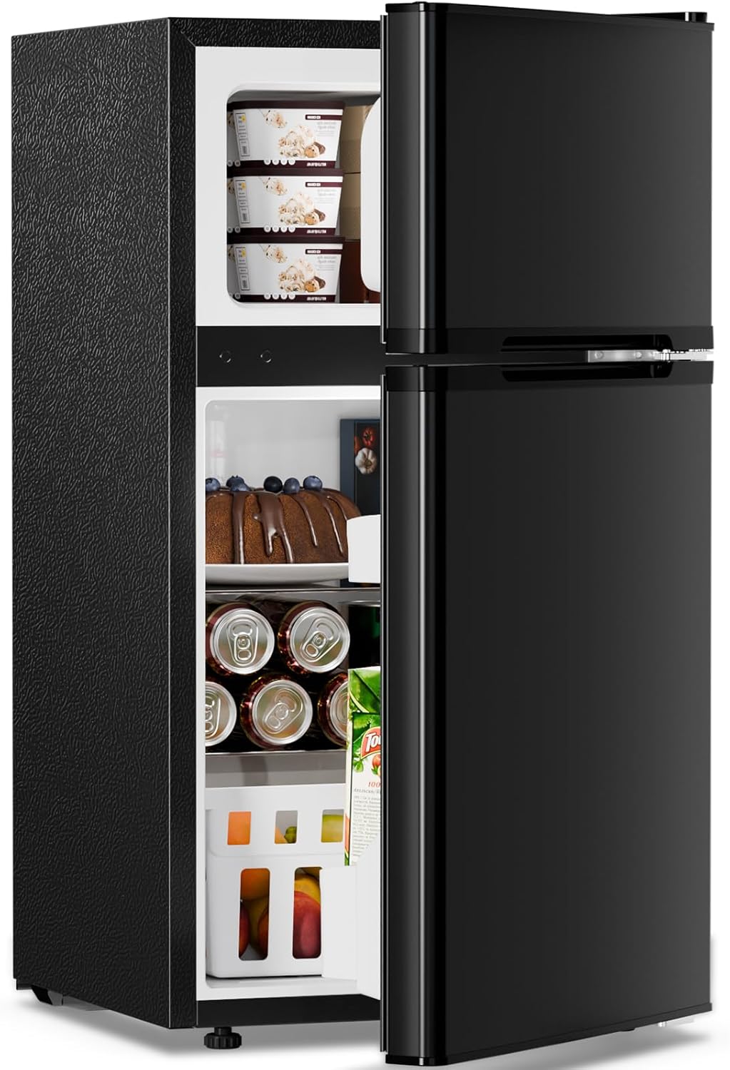 Kismile 3.2 Cu.Ft,Mini Refrigerator with Freezer F5887