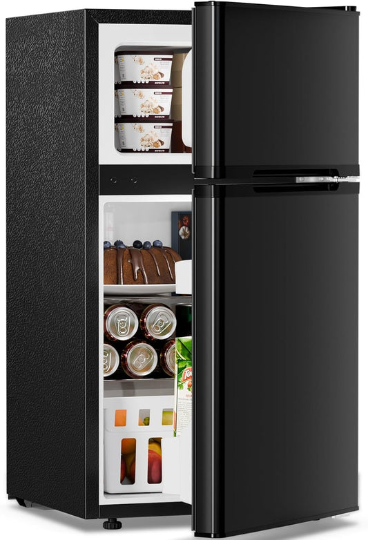 Kismile 3.2 Cu.Ft,Mini Refrigerator with Freezer F5887