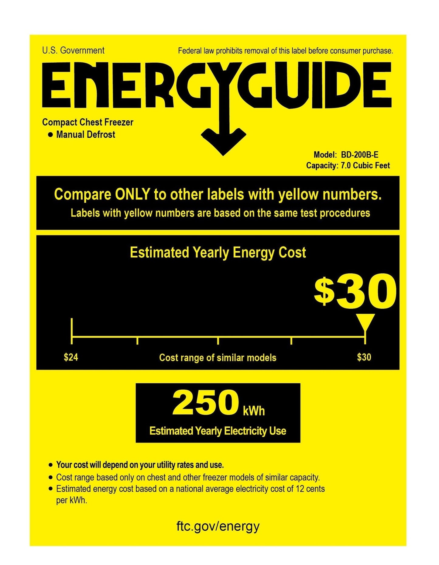 Kismile 7.0/3.5 Cubic Feet Chest Freezer with Removable Basket Free Standing
