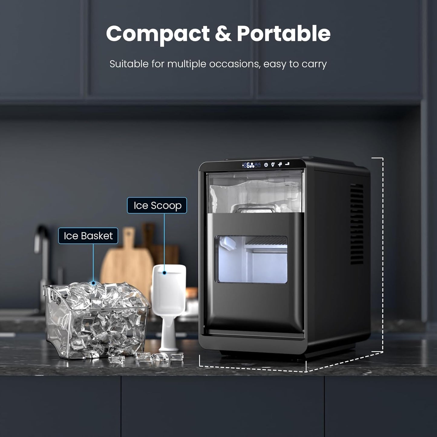 Kismile Clear Square Ice Cubes Maker 58003RIM0