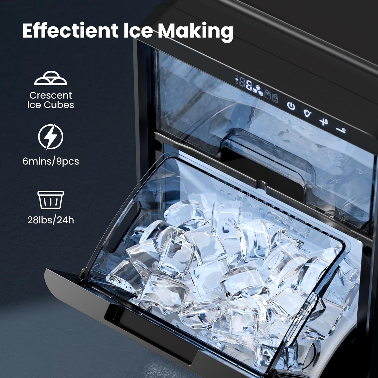 Kismile Clear Square Ice Cubes Maker 58003RIM0