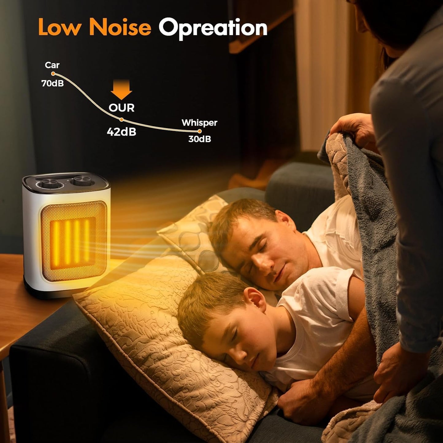 Kismile Portable Electric Space Heater Series