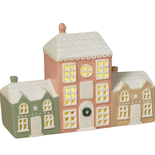 Traditional Light-Up Ceramic House
