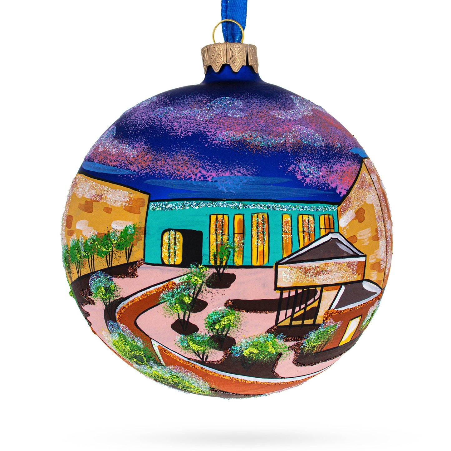 Musical Instrument Museum, Phoenix, Arizona Glass Ball Christmas Ornament 4 Inches