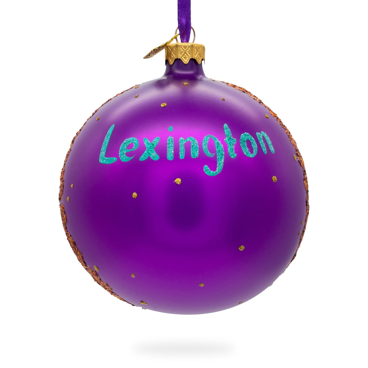 Keeneland, Lexington, Kentucky, USA Glass Ball Christmas Ornament 4 Inches