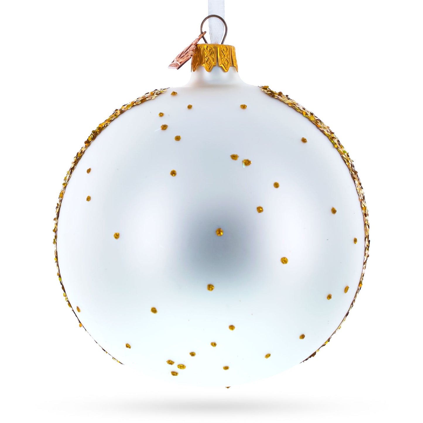 Summer in Bloom Painting Glass Ball Christmas Ornament 4 Inches