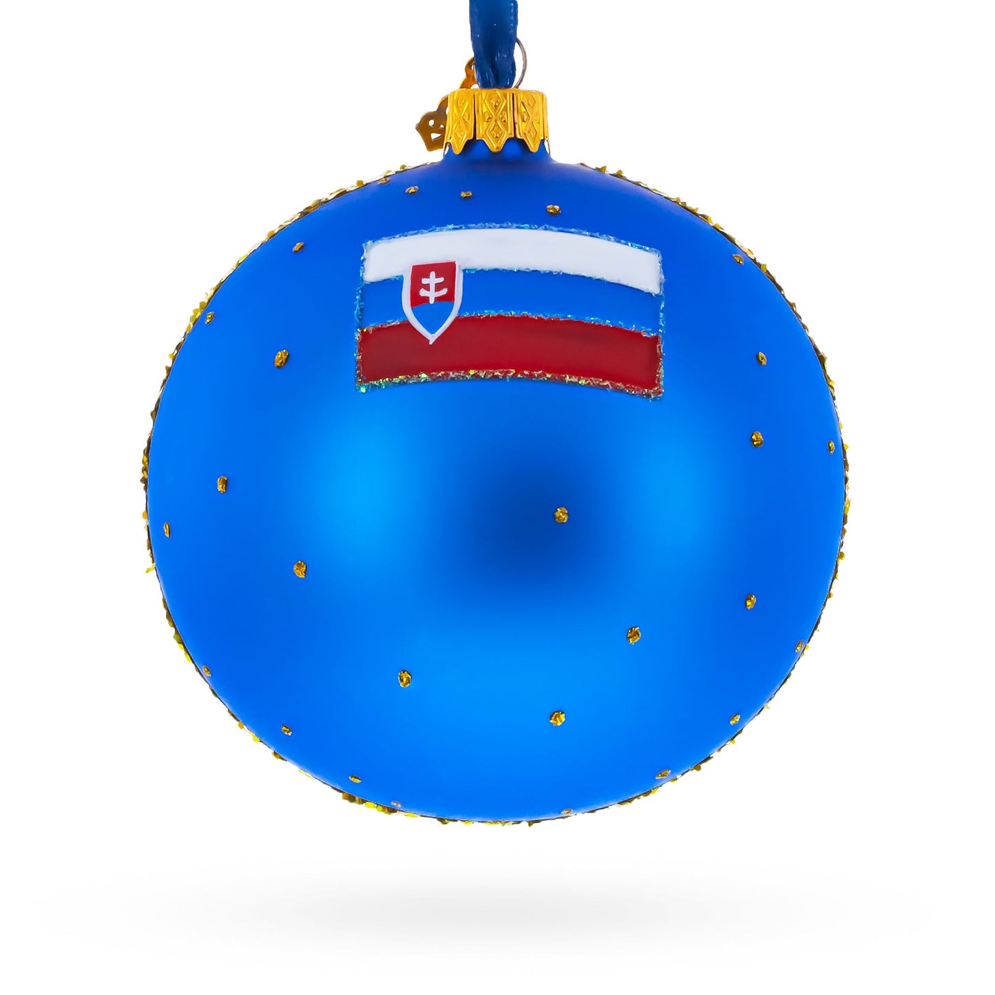 Old Town in Bratislava, Slovakia Glass Ball Christmas Ornament 4 Inches