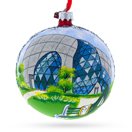 The Dali Museum, St. Petersburg, Florida, USA Glass Ball Christmas Ornament 4 Inches
