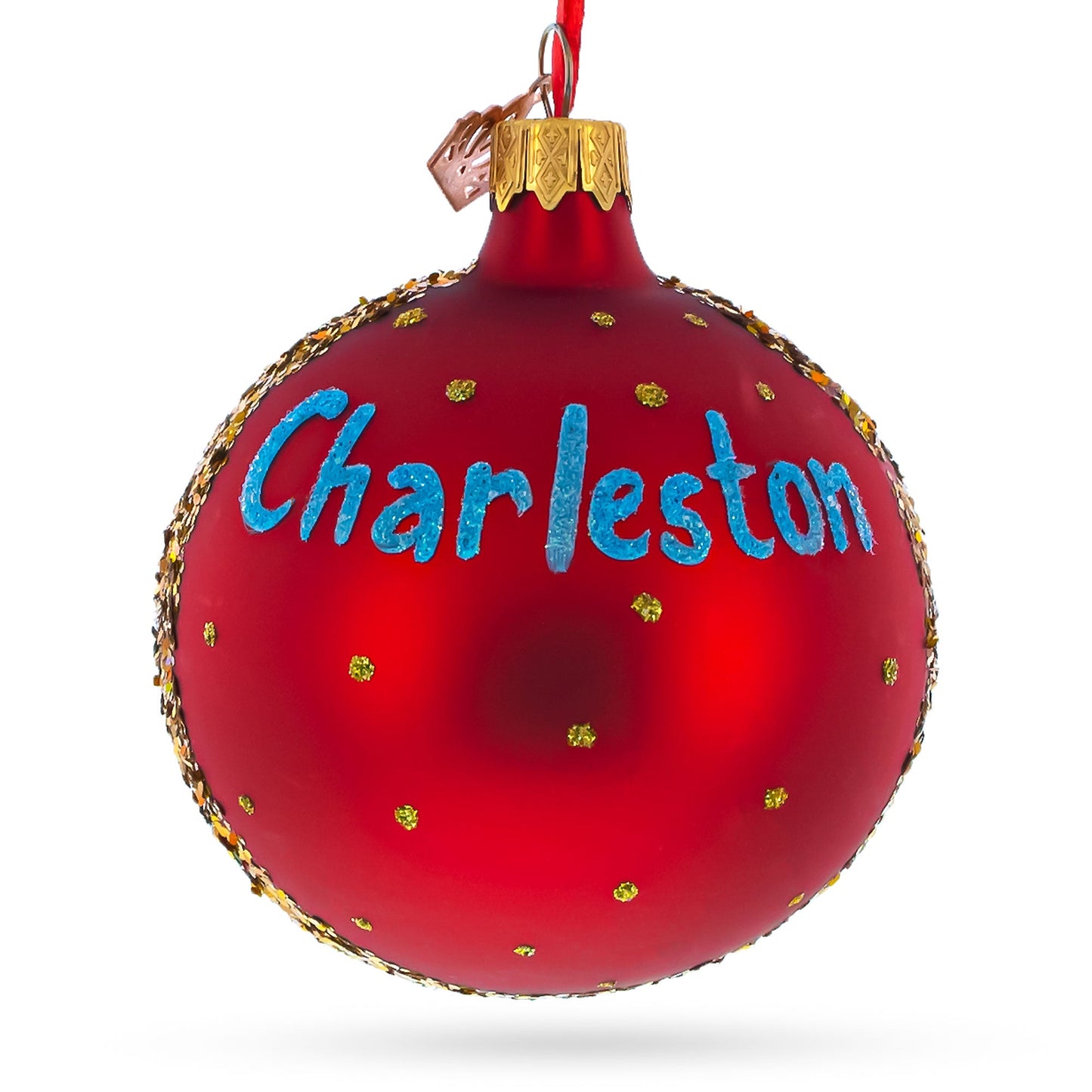 Virginia State Museum, Charleston, West Virginia, USA Glass Ball Christmas Ornament 3.25 Inches