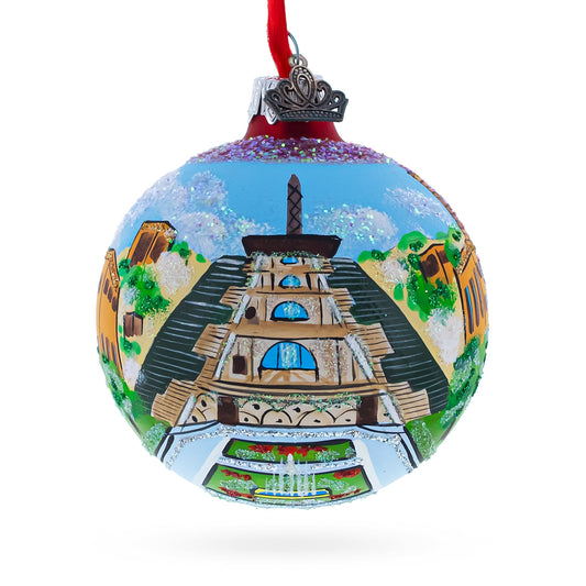 Cafesjian Center for the Arts, Yerevan, Armenia Glass Ball Christmas Ornament 3.25 Inches