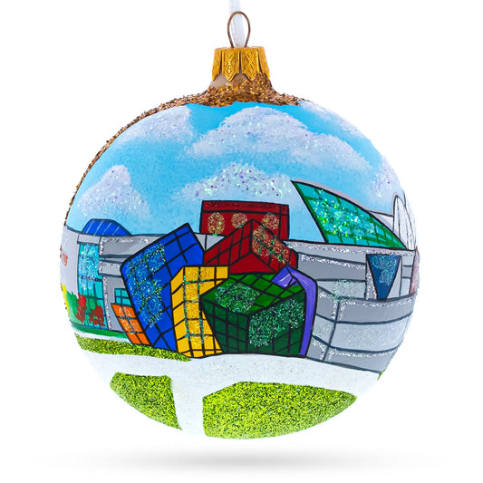 The Strong National Museum of Play, Rochester, New York, USA Glass Ball Christmas Ornament 4 Inches