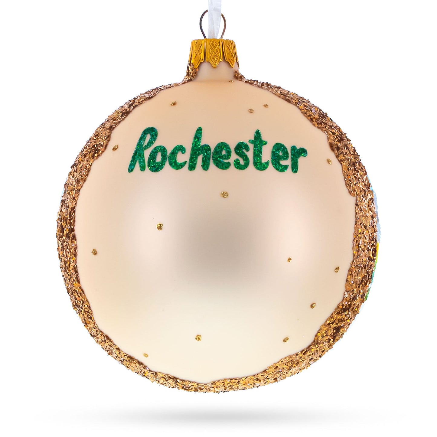 The Strong National Museum of Play, Rochester, New York, USA Glass Ball Christmas Ornament 4 Inches
