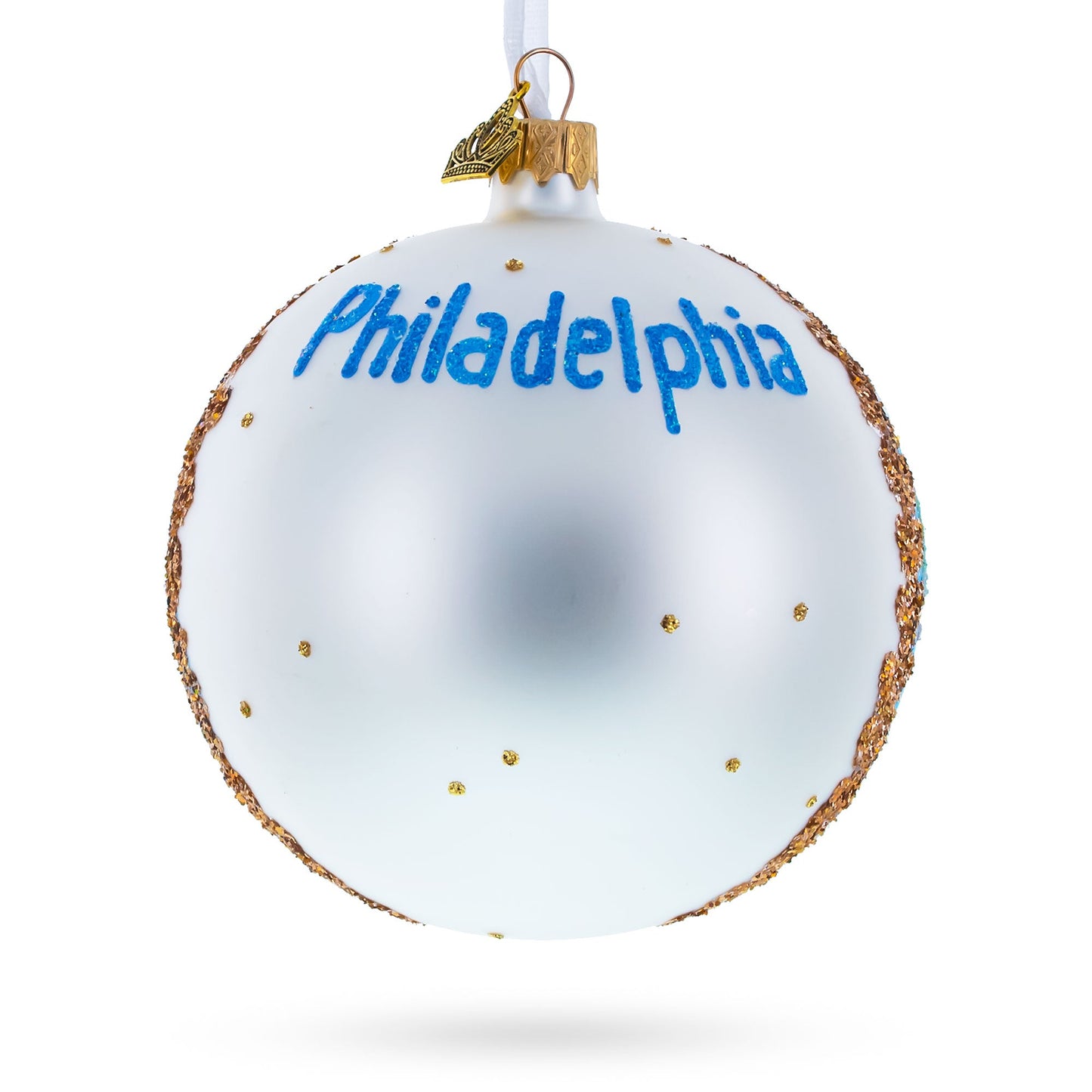 Independence Hall, Philadelphia, Pennsylvania, USA Glass Ball Christmas Ornament