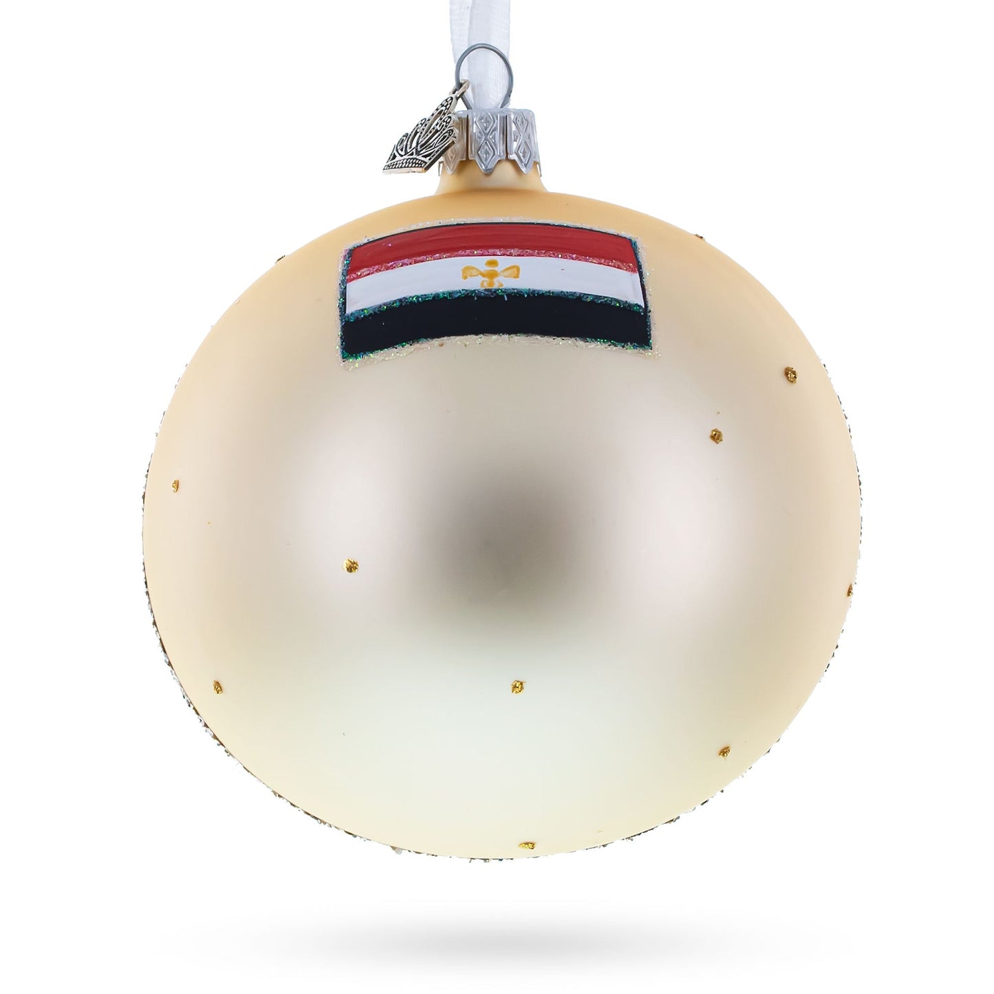 The Museum of Egyptian Antiquities, Cairo, Egypt Glass Christmas Ornament