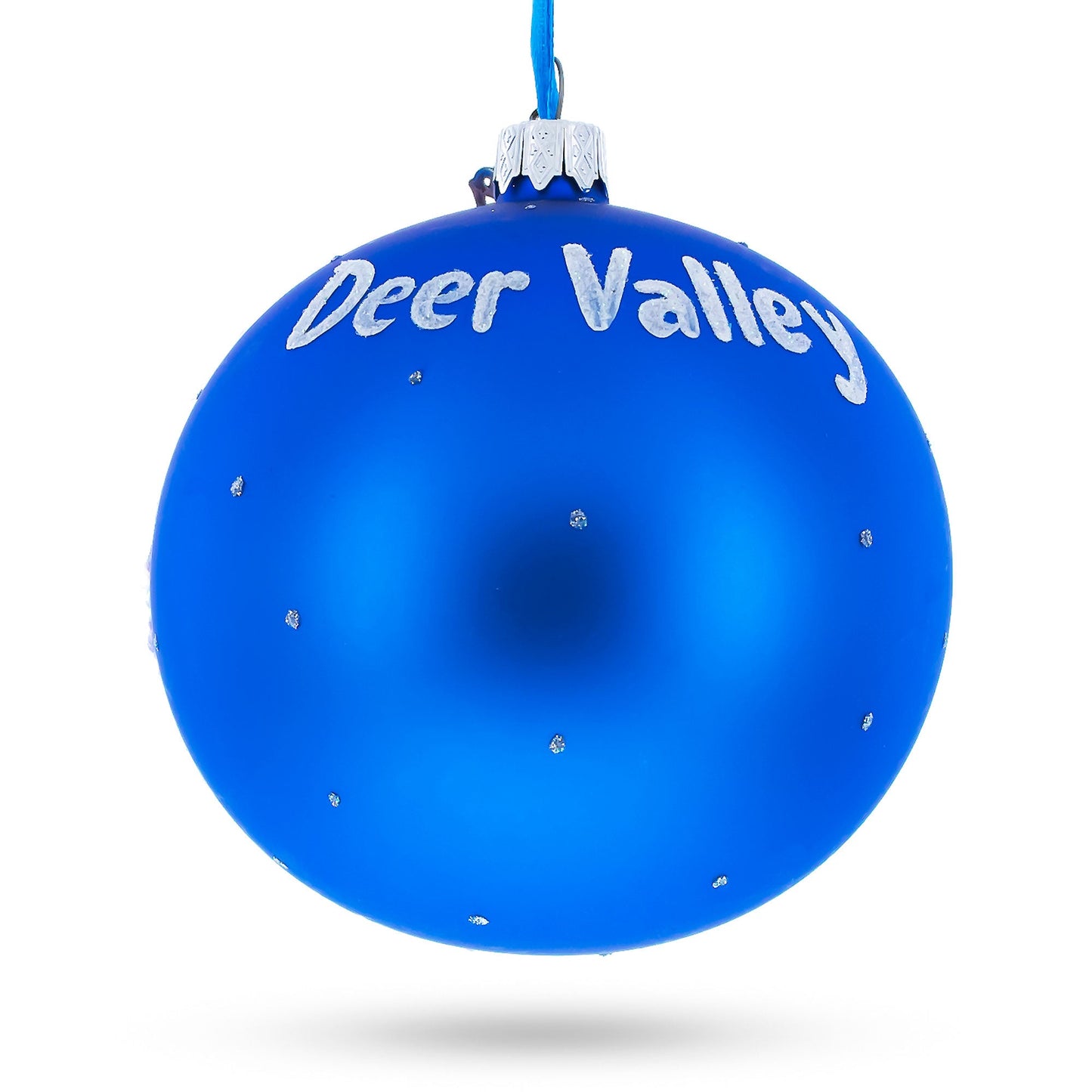 Deer Valley Ski Resort, Park City, Utah, USA Glass Ball Christmas Ornament