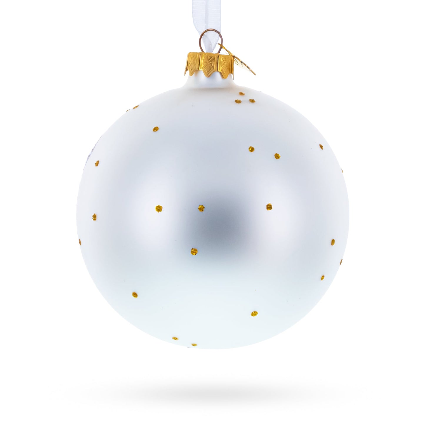 Belgium Landmarks and Symbols Glass Ball Christmas Ornament 4 Inches