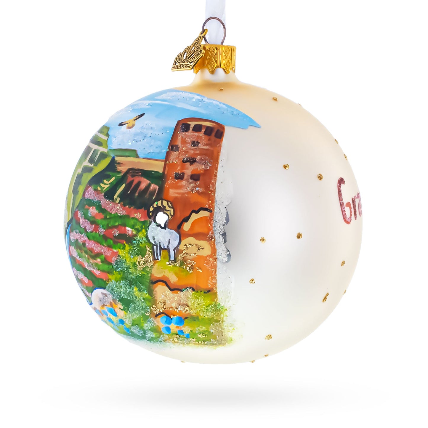 Grand Canyon, Arizona Glass Ball Christmas Ornament