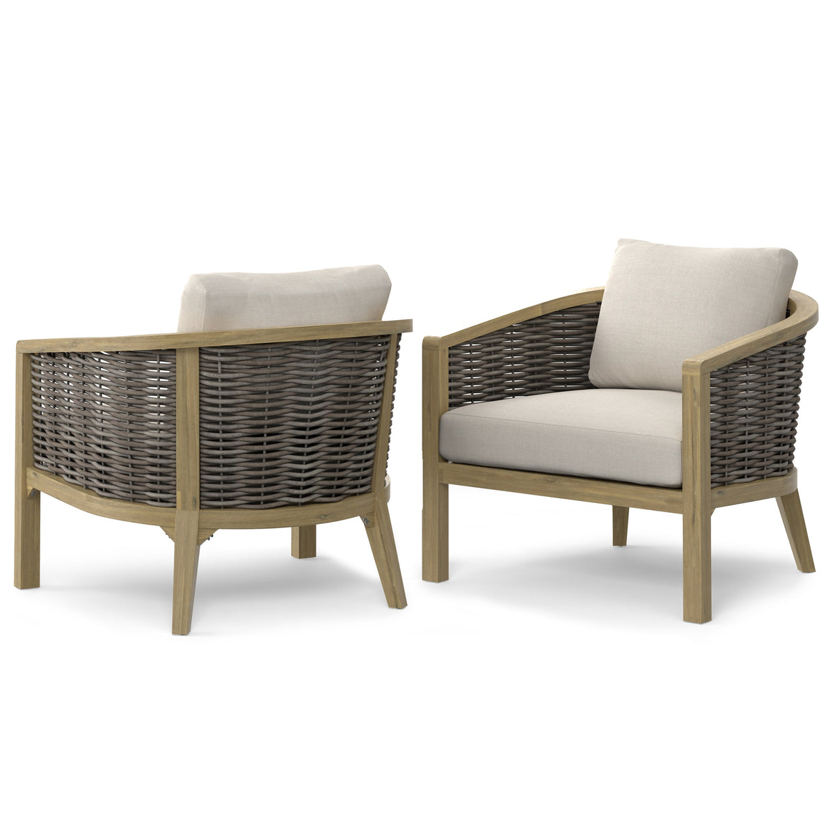 Parkside Outdoor Conversation Chair (Set of 2)
