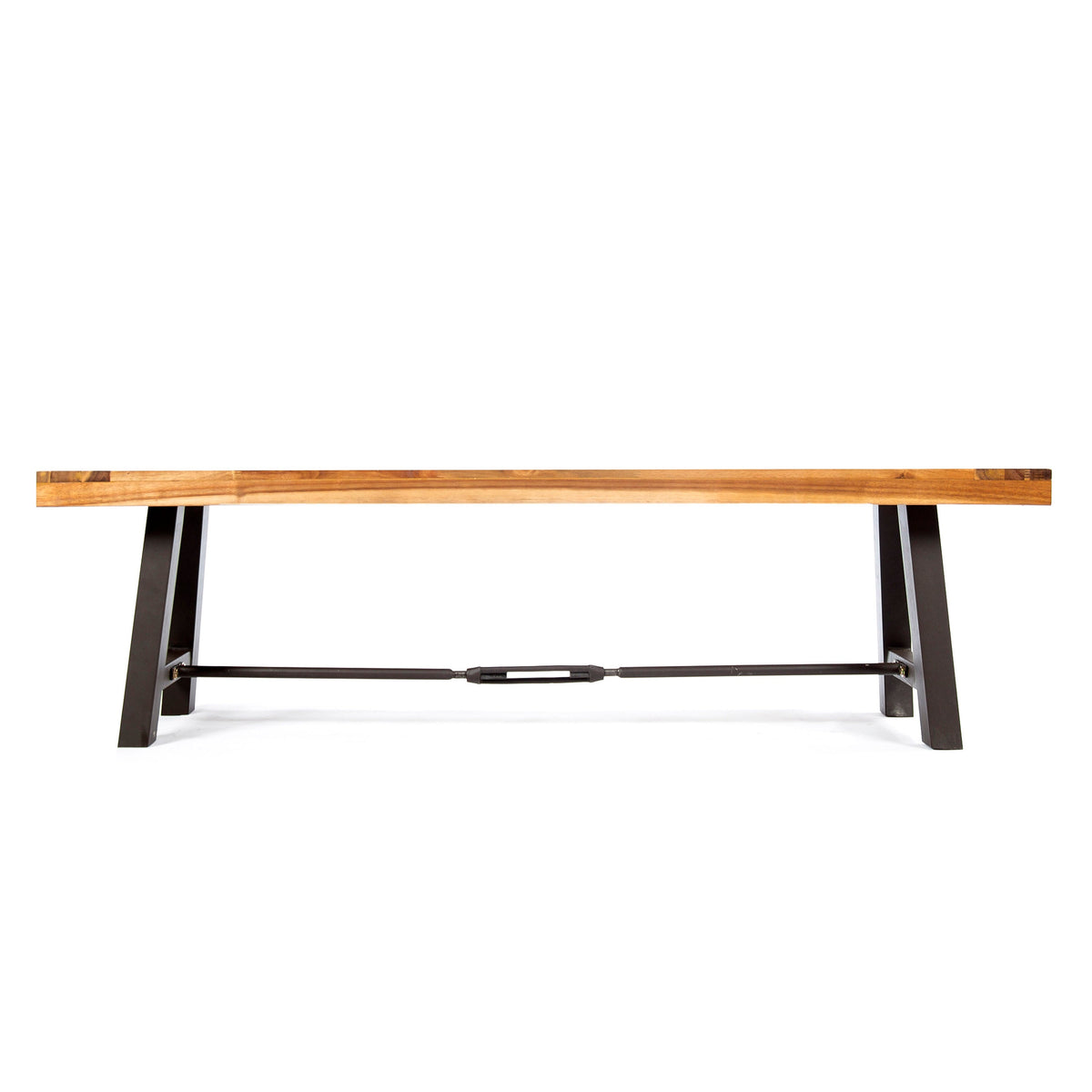 Catriona Acacia Wood Outdoor Bench (Set of 2)