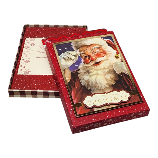 Gift Card Box - Rectangle - Santa