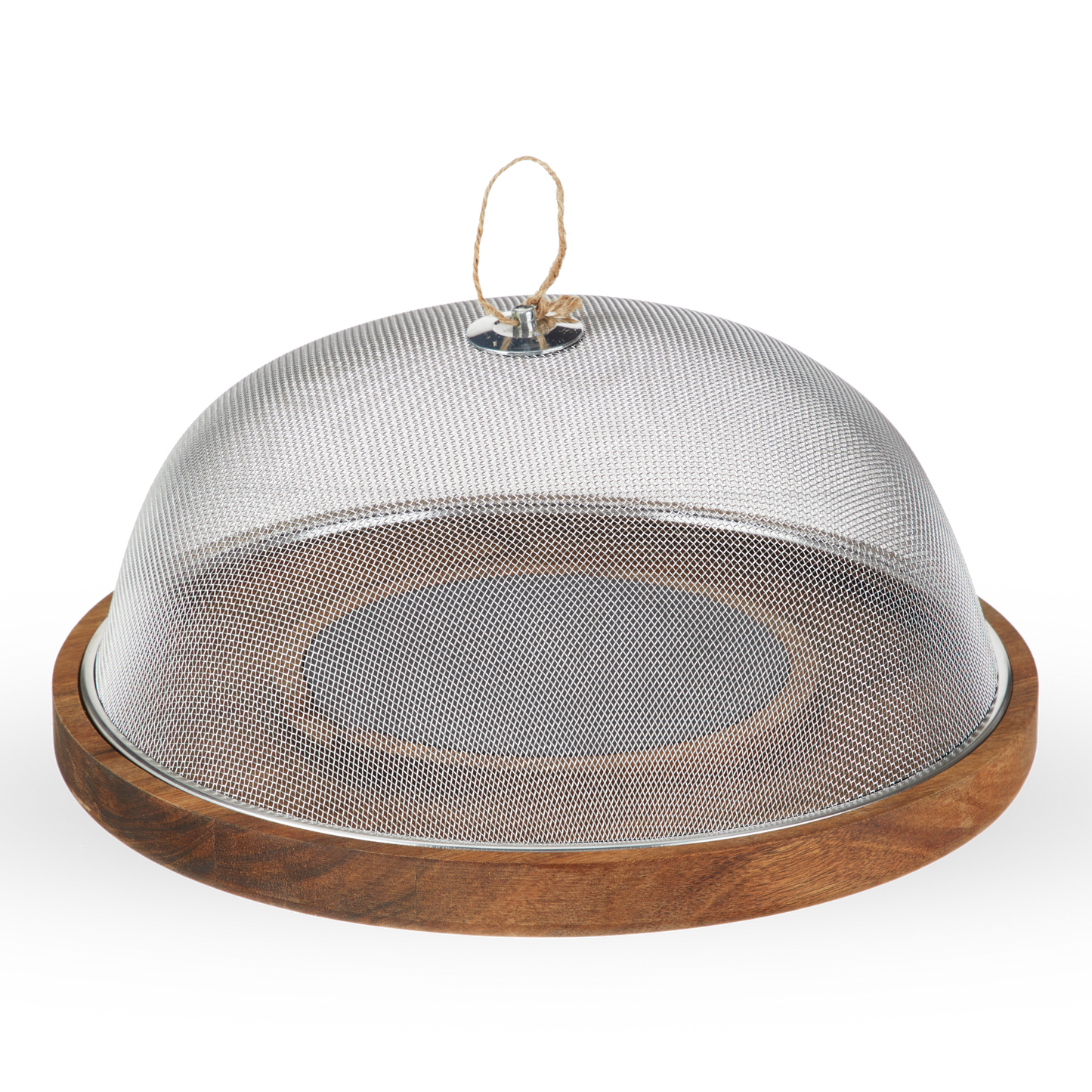 Modern Manor Slate & Acacia Cheese Board with Dome