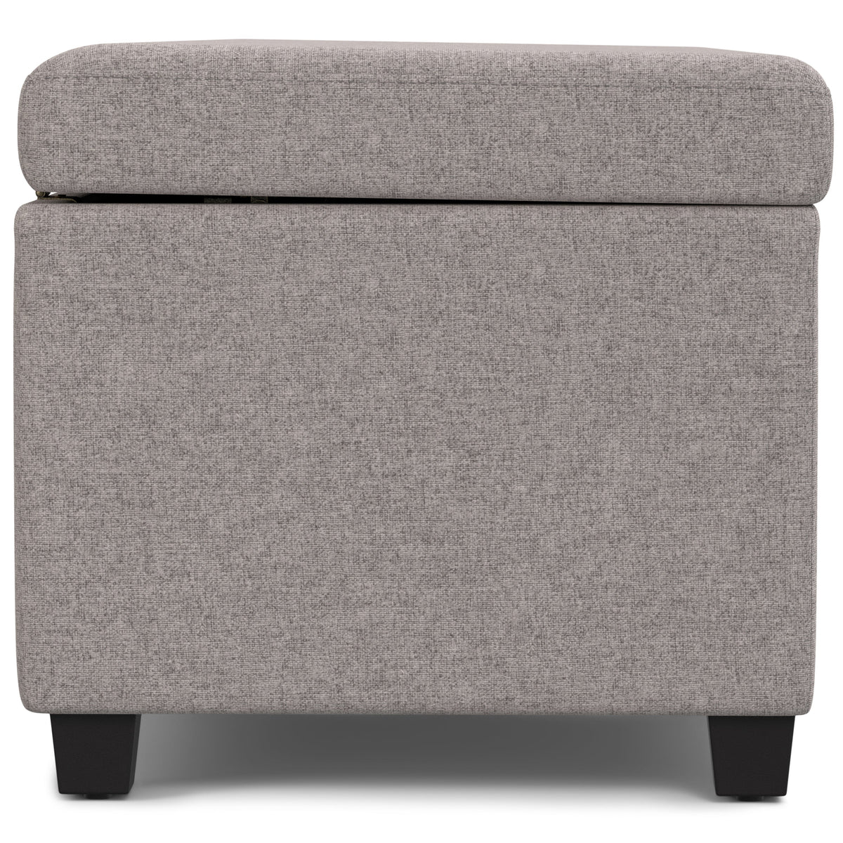 Avalon 54 Inch Wide Extra Large Storage Ottoman Bench in Cloud